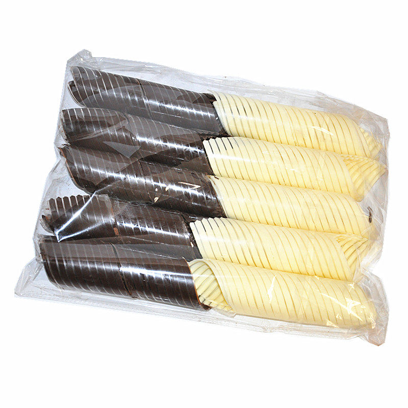 Black & White Spring White Spring Chocolate Decorated Birthday Cake Swing Piece Decorative Patch Chocolate Inserts