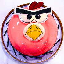 Angry Birds Pig Spider-Man Rabbit Pikachu SpongeBob Frozen Chocolate Kids Cake Patch