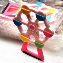 Boxed handmade 6 pieces of chocolate Ferris wheel accessories set-up decoration birthday theme cake accessories