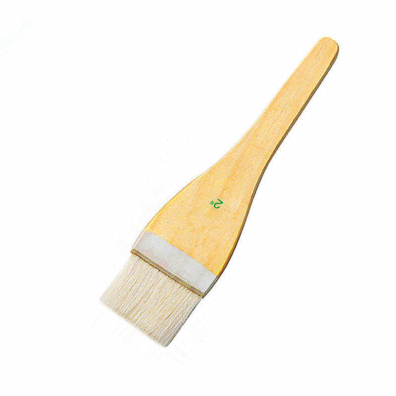 2-inch wool brushed barbecue brush baking brushed brush wood handle brushed cream lacquered wool brushed egg clear egg liquid brushed oil, etc.