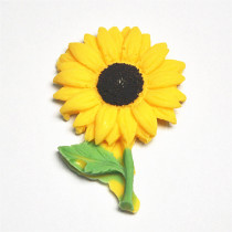 24 three-dimensional sunflower chocolate chocolate chocolate patch chocolate insert birthday cake decoration