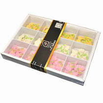 Le Fu tricolor flower chocolate flower birthday cake decorating cake decoration chocolate candy flower 72 pack