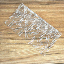 30 * 30cm plastic flower-lined paper cake bottom pad paper mousse pad paper bread paper glass paper flower glue paper 10 sheets