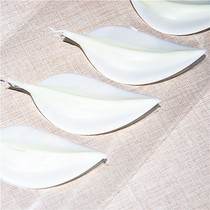 White feather birthday cake decoration piece chocolate feather 60 pieces YT-1701 cake decoration