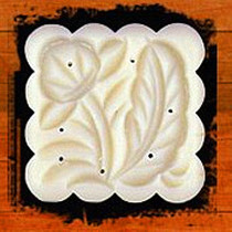 Five Crown-No. 2 flower-shaped 50g square hand-pressed mooncake mold spinner mooncake mold