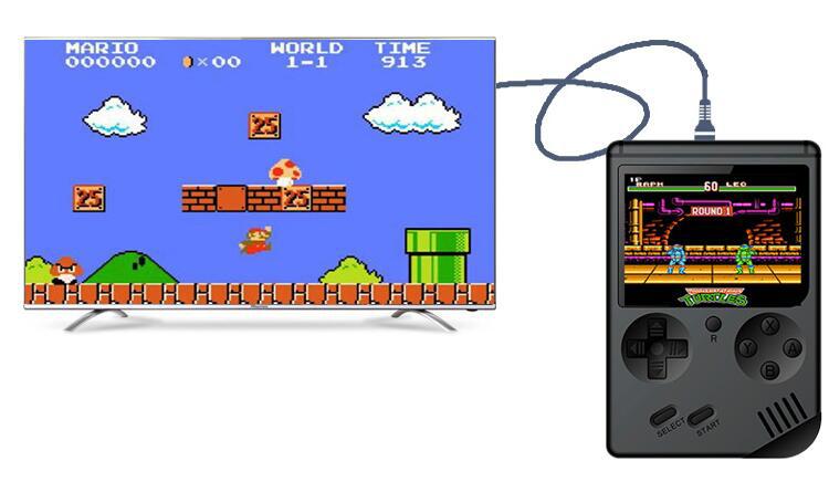 Bảng điều khiển trò chơi mini FC hoài cổ Retro trò chơi 8 bit tích hợp 168 trò chơi Tetris Retro cầm tay 300 - Bảng điều khiển trò chơi di động máy chơi game cầm tay 2020