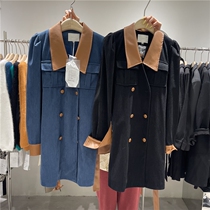 Thirteen lines autumn 2021 New Korean temperament corduroy strap bubble sleeve dress female small man 62750