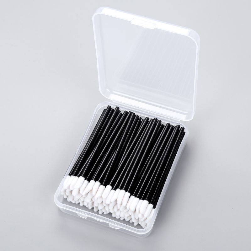 50100 disposable lip brushed portable makeup brush eyeliner lip gloss finish red brushed makeup artist Professional lip line pen brush