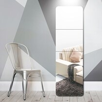 Full-length mirror floor mirror non-mirror frameless dormitory fitting mirror perforated stitching pasting Wall combination Wall Wall Wall