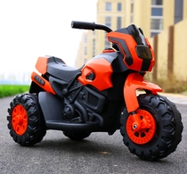 Toddler motorcycle charging 2 toy childrens car three-wheeled electric childrens car one and a half years old 1 to 3 years old