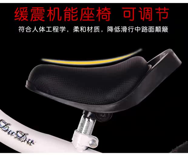 Xe trẻ em song song xe cân bằng không có bàn đạp 3 trượt 4 bánh đôi 2 xe đạp trẻ em 1-5 tuổi 10 inch - Smart Scooter mua xe thang bang