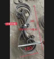 Iron welding iron door accessories European stair handrails indoor screens partitions balcony railings guardrails flat