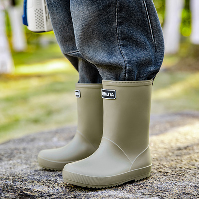 Parent-Child Hiking Lightweight Children's Rain Boots Boys' Waterproof Non-Slip Rain Boots Girls' Toddler Kindergarten Baby Water Shoes — 8