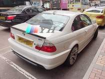 Suitable for carbon fiber BMW 99-05 years 3 series 2 E46 E46 323Ci 323Ci 328Ci M3 C retrofit tail