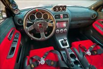 Suitable for carbon fiber Subaru 02-07 Impreza GDA GDB GG WRX STI 60mm watch base