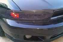 Suitable for carbon fiber Mitsubishi 1997-2002 GALANT VR4 JDM modified eyebrows