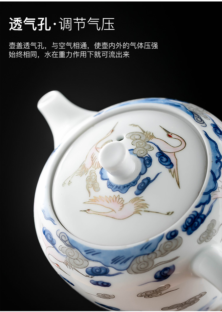 Pole element | ceramic teapot trace silver arowana single pot home filtration kung fu tea tea, teapot by hand