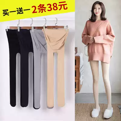 Pregnant women's inner pants and stockings Spring and autumn thin models inner tights light leg artifact women's autumn and winter velvet outside spring and summer tights