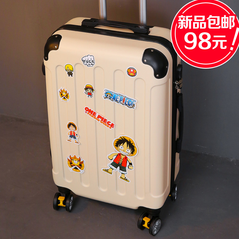 Suitcase Woman Lalever Box Universal Wheels Small New 20 Inch Student Travel Password Leather Case Male Net Red Ins Tide