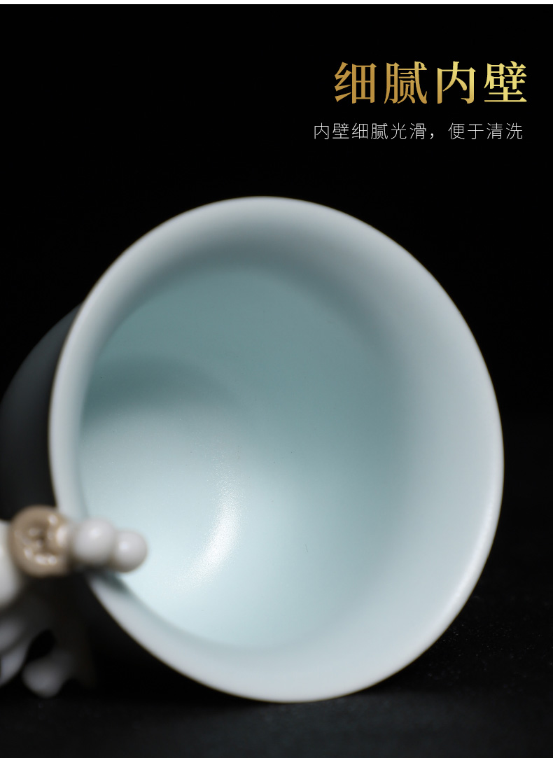 Pink flowers manual teacup ru up market metrix who cup single CPU getting creative ceramic kunfu tea light bowl cups only