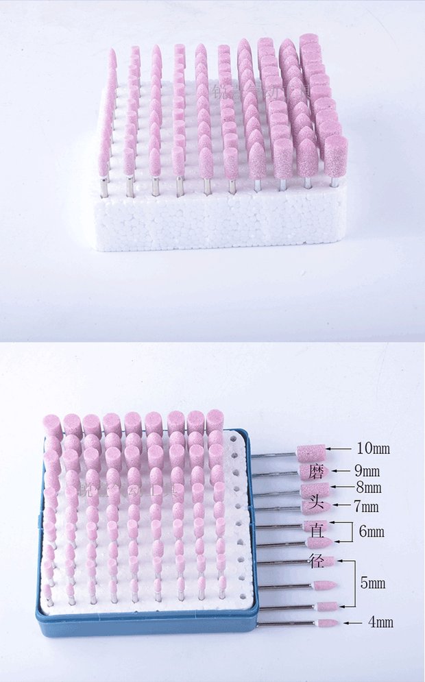 Đá mài đầu mài Flint Khí nén đánh bóng điện công cụ đánh bóng 3 mm - Công cụ điện khí nén