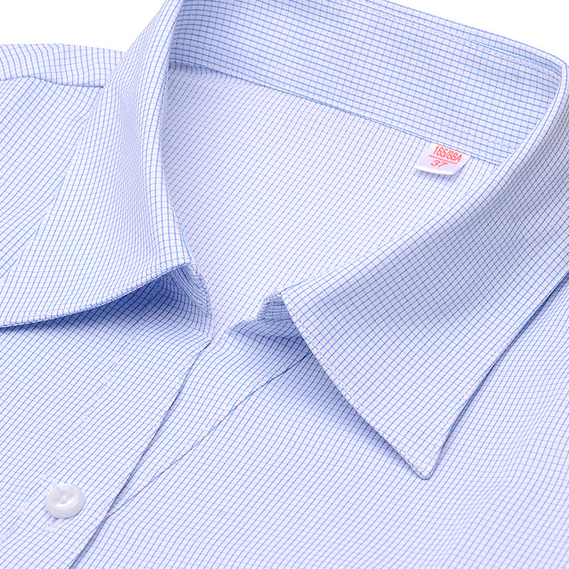Women's V Neck Blue Small Square Shirt Houndstooth Bank Business Formal Work Shirt Slim Large Size Shirt Women's V Neck Blue Small Square Shirt Houndstooth Bank Business Formal Work Shirt Slim Large Size Shirt