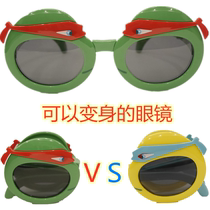  Teenage Mutant Ninja Turtles childrens glasses Foldable boys sunglasses girls 3-9 years old fashion polarized anti-ultraviolet cool