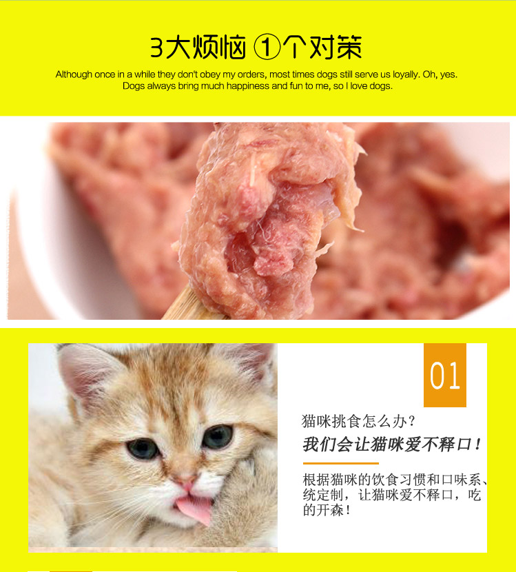 Full 49 Gà vàng đóng hộp Gà tươi Mèo ăn nhẹ mèo ướt thức ăn gói thịt tươi 170g catsrang 1kg