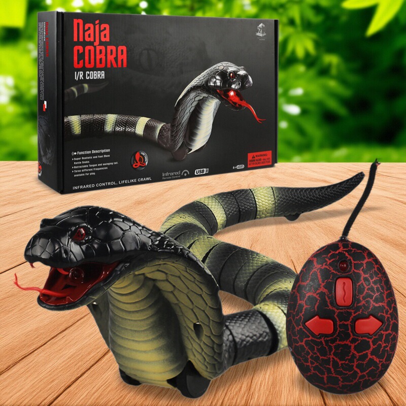 Remote Control Cobra Electric Toy Realistic Animal Prank Centipede Prank Prop Teaching Fake Snake Crawling Insect Tiktok Remote Control Cobra Electric Toy Realistic Animal Prank Centipede Prank Prop Teaching Fake Snake Crawling Insect Tiktok