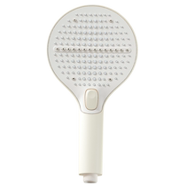 Huida supercharged shower head milky white gun ash shower shower handheld shower head one-click water stop
