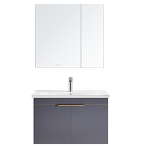 Whirlda 1381 Light Extravagant Minimalist Smart Mirror Case Toilet Wash Terrace Solid Wood Integrated Bath Room Cabinet Washbasin Combination