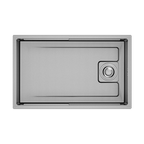 Huida 304 stainless steel sink household vegetable sink counter basin kitchen large single slot nano slot vegetable sink
