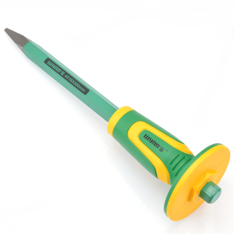 Wynns WILL LION 12 inch two-tone shank tip chisel chrome vanadium steel tip punch steel chisel W0443B