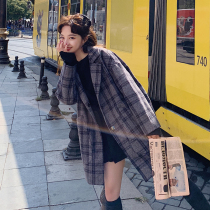  Sandro Moscoloni 2020 winter long top female woolen small fragrance thin all-match blazer