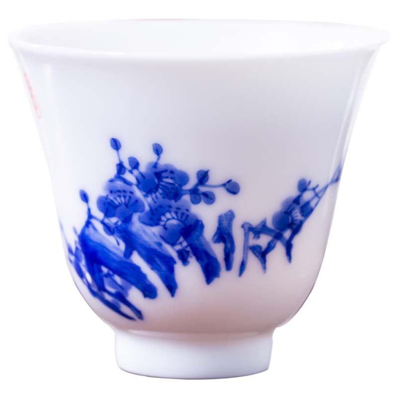 Gentleman 's li kung fu tea cups jingdezhen ceramic masters cup single cup tea set personal checking sample tea cup a cup