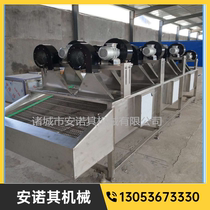 Flexible packaging air dryer flip-up fruit and vegetable air drying and draining equipment food packaging bag cleaning and air drying line