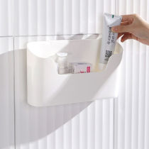 Containing Box Kitchen Wall-mounted Day Style Minimalless Perforated home cabinet door Inner storage box table top finishing box white