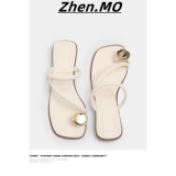 Летние тапочки, обувь, изысканные модные слайдеры, изысканный стиль