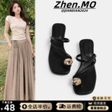 Летние тапочки, обувь, изысканные модные слайдеры, изысканный стиль