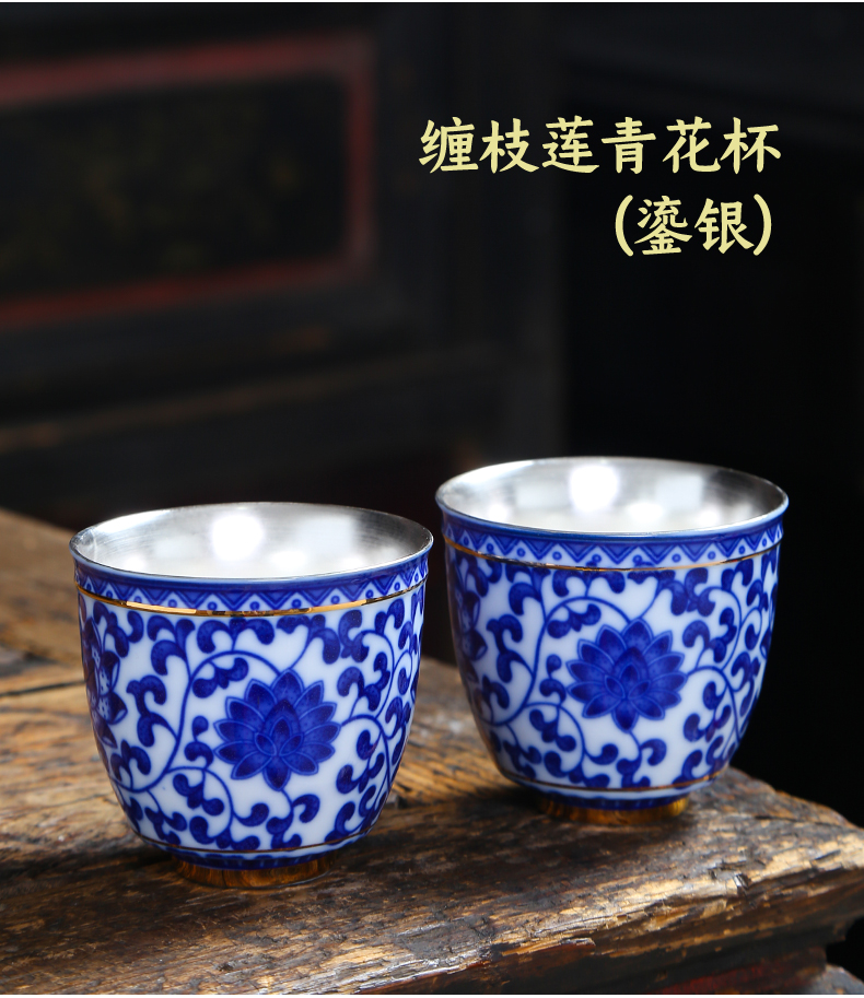 The Master cup single cup tea kungfu tea set ceramic bowl with hand - made personal custom sample tea cup white porcelain cups