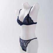 Châu Âu và Mỹ sexy ren ringless đồ lót womens áo ngực trong suốt siêu mỏng áo ngực phù hợp với sự quyến rũ mỏng không xốp.