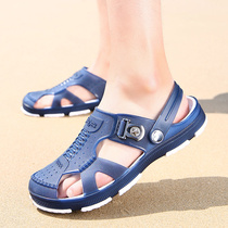 Sandals and slippers mens summer new hole shoes mens sandals non-slip Korean fashion inside and outside wear sandals sandals tide