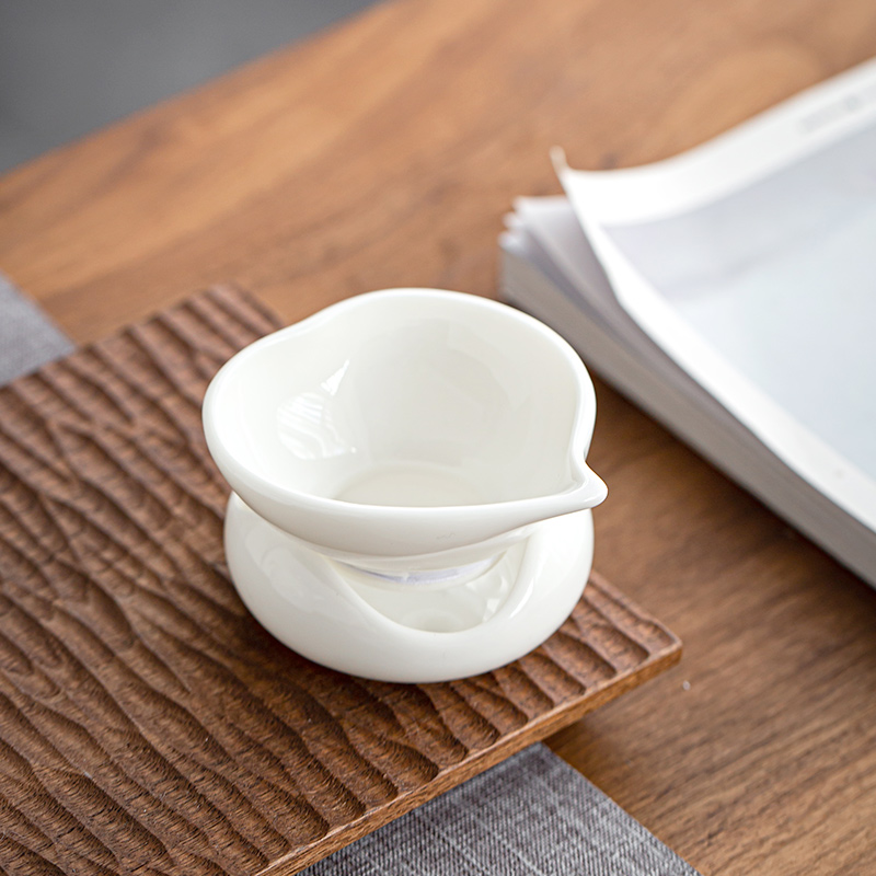 Hook) filter zen tea filters white porcelain ceramic tea tea tea tea tea is tea every points of the filter
