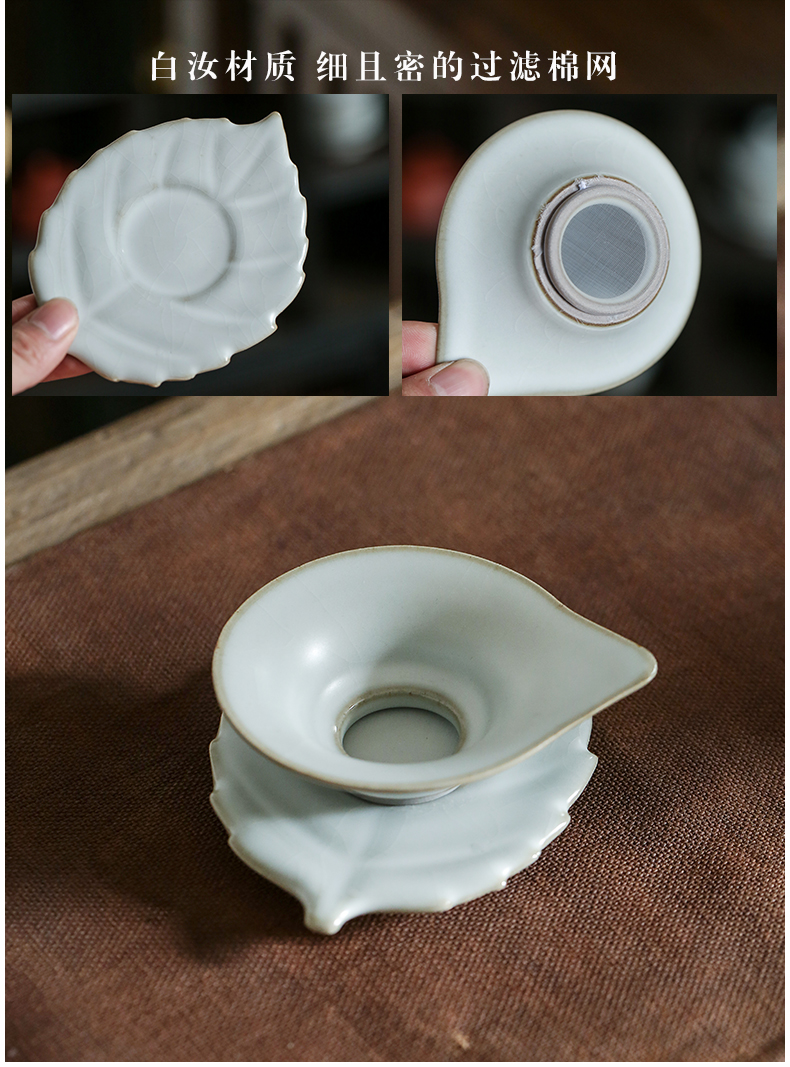 Earth story jingdezhen archaize which your up kung fu tea set tureen persimmon slicing can be raised