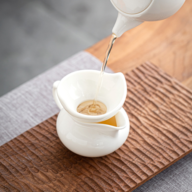 Hook) filter zen tea filters white porcelain ceramic tea tea tea tea tea is tea every points of the filter