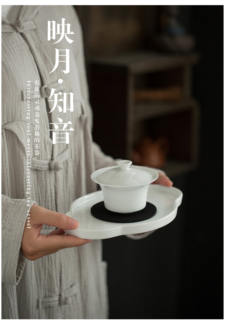 Earth story ceramic tea set suit Japanese contracted kung fu tea set gift boxes gift reflected on bosom friend