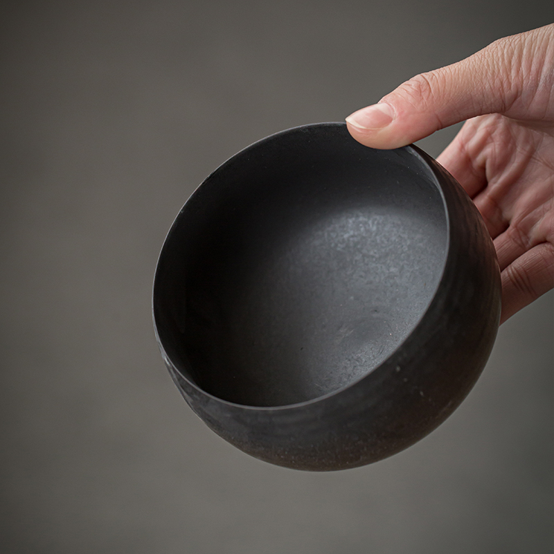 Jingdezhen hand gold small tea wash to wash to rust household ceramics glaze writing brush washer from Japanese zen tea zero