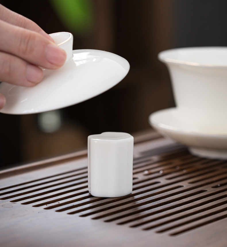 White porcelain cover buy ceramic lid doesn cup pad kung fu tea zero accessories with violet arenaceous lid bowl lid