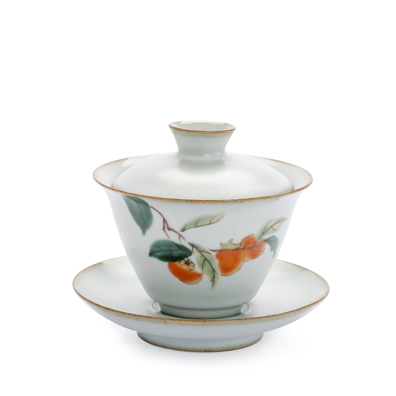 Jingdezhen archaize which your up only three small tureen filtering persimmon kung fu open restoring ancient ways can keep the bowl