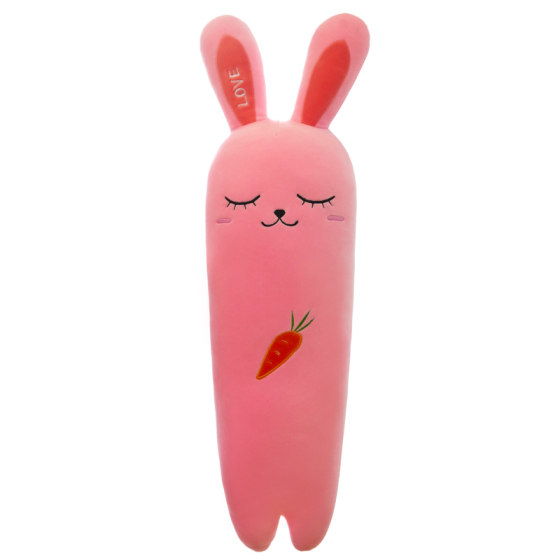 Carrot Pillow Sleeping Long Plush Toy Cute Rabbit Cartoon Doll Doll Children's Birthday Gift for Women